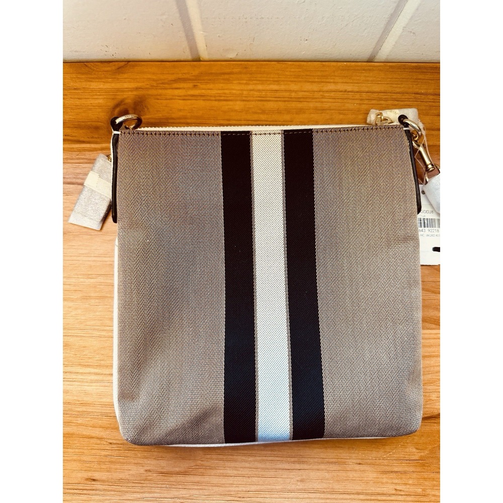 NWT Coach Whiplash Excel Horse &‎ Carriage Jacquard Kitt Crossbody Zipper W/tag - Picture 10 of 12
